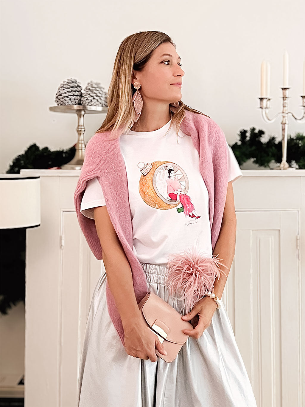 T-Shirt Merry Pink
