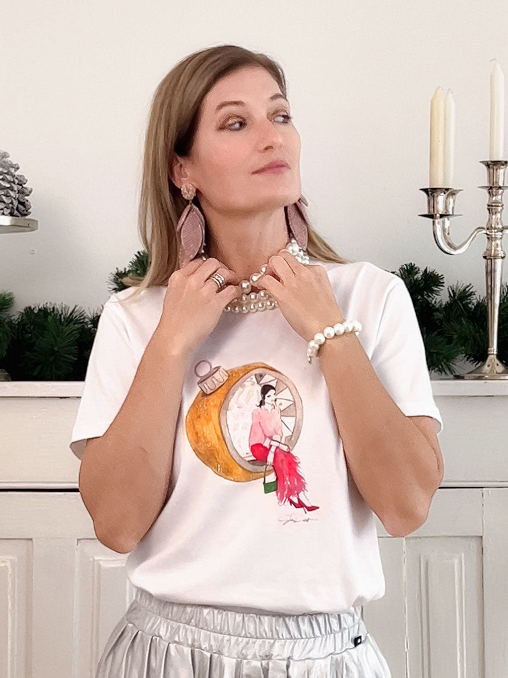 T-Shirt Merry Pink