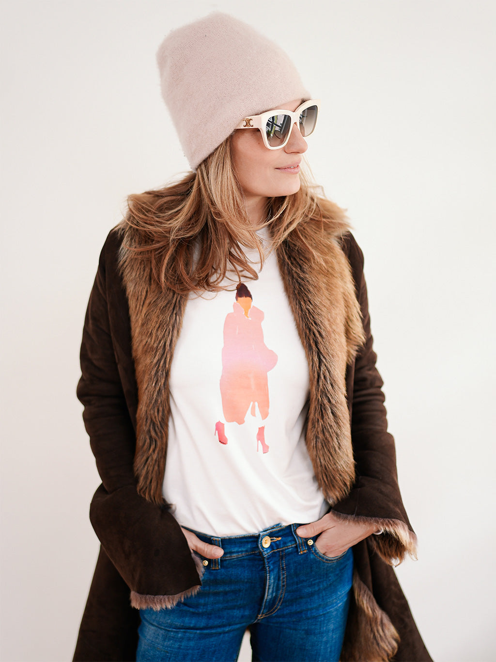 Langarm T-Shirt Cozy Coat