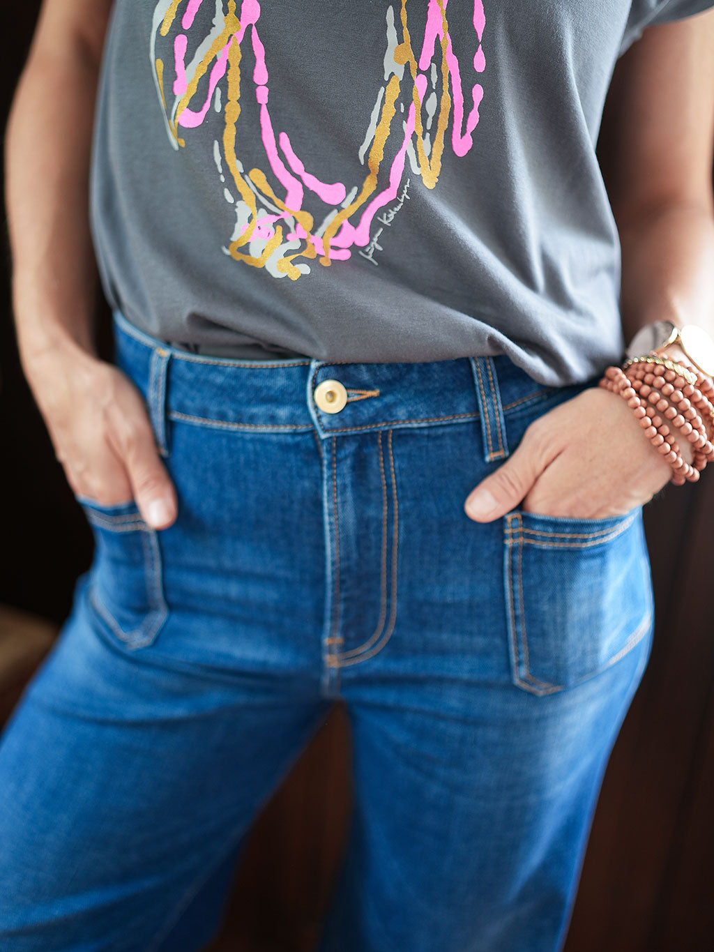 High-Rise Flare Jeans EMILIA