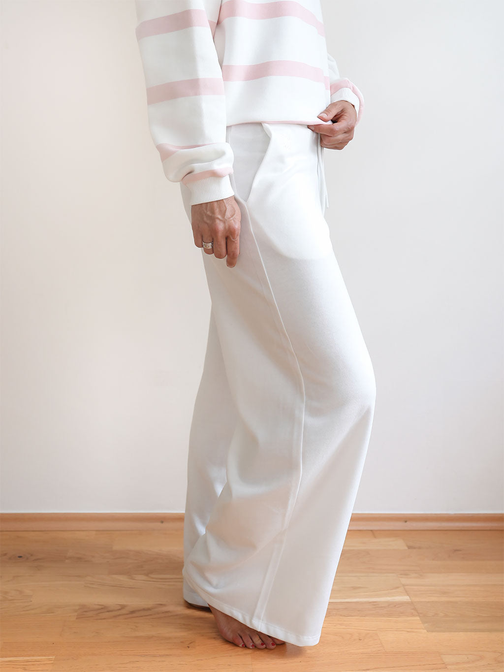 Romy Soft Pants Offwhite
