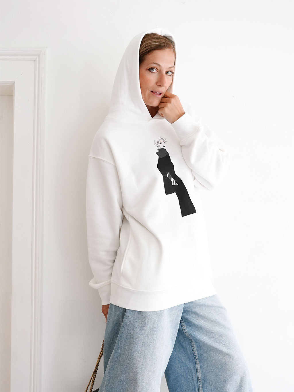 Hoodie Elegance Ecru