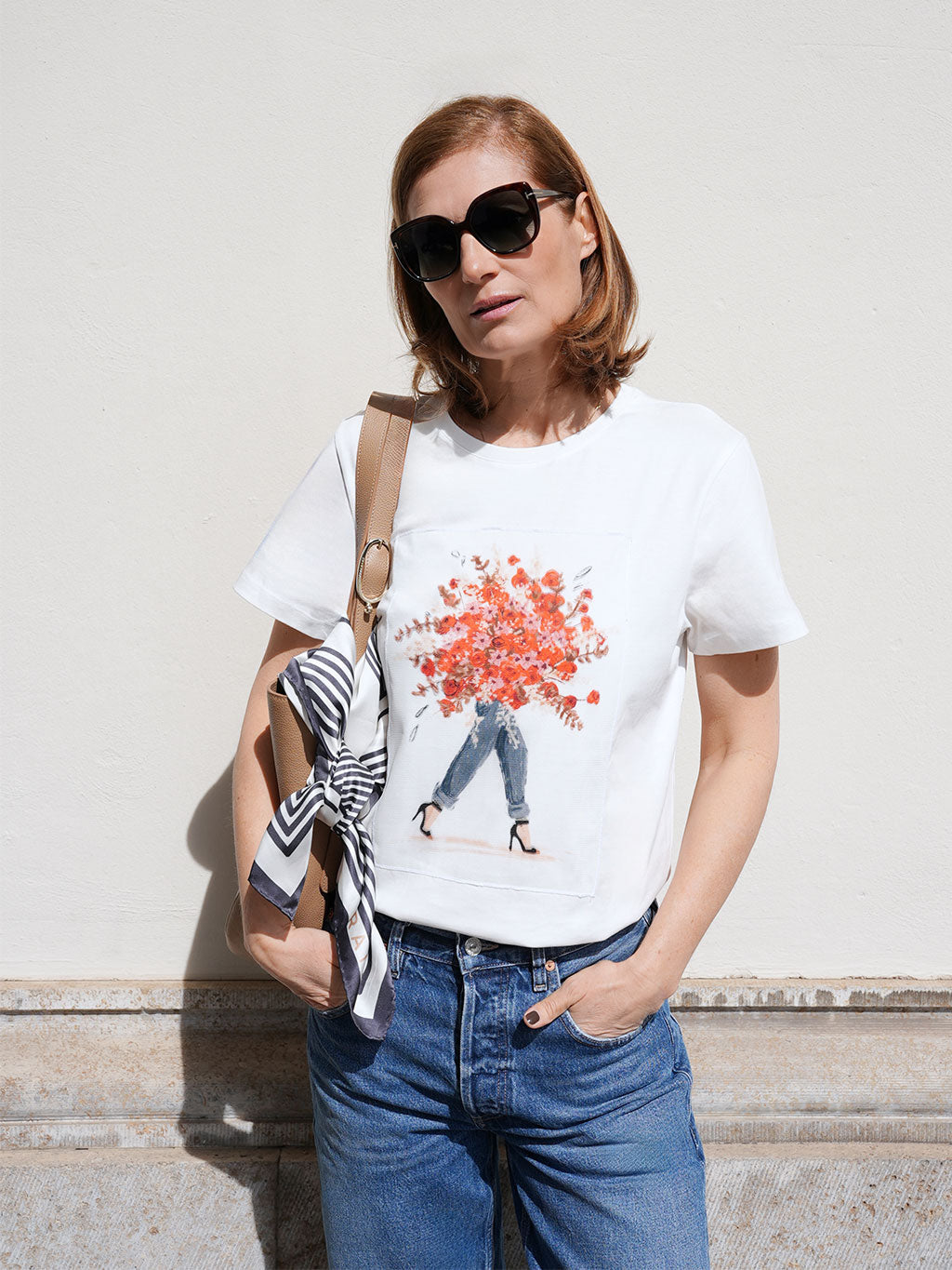 Net Shirt Flowers