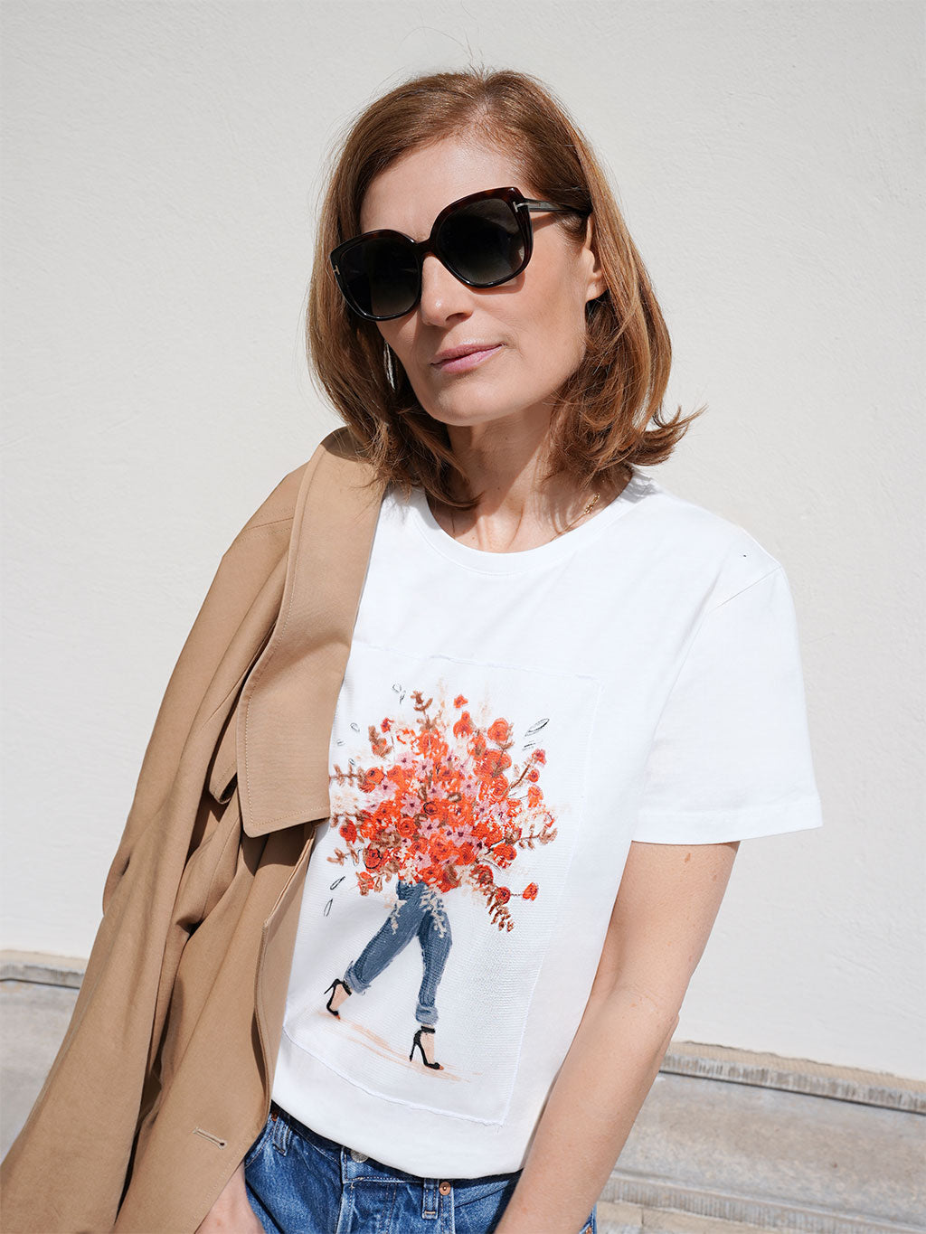 Net Shirt Flowers