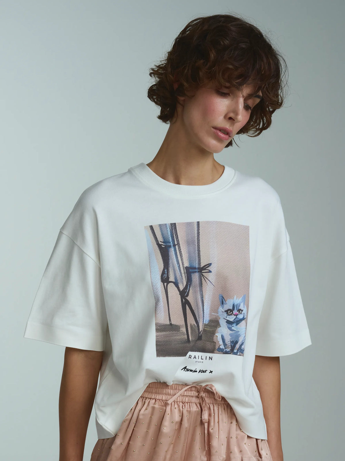 T-Shirt Kitten Boxy