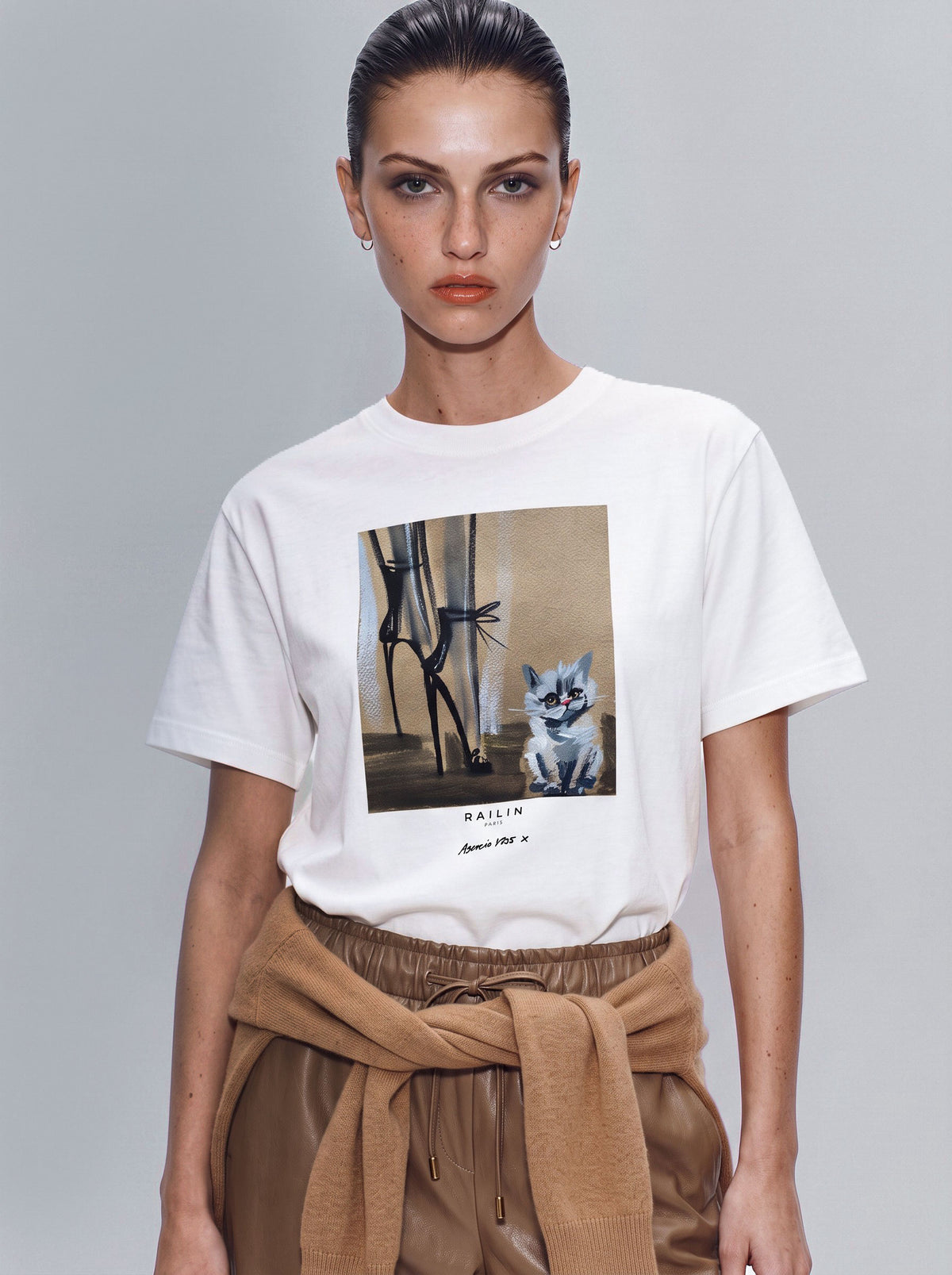 T-Shirt Kitten Boxy