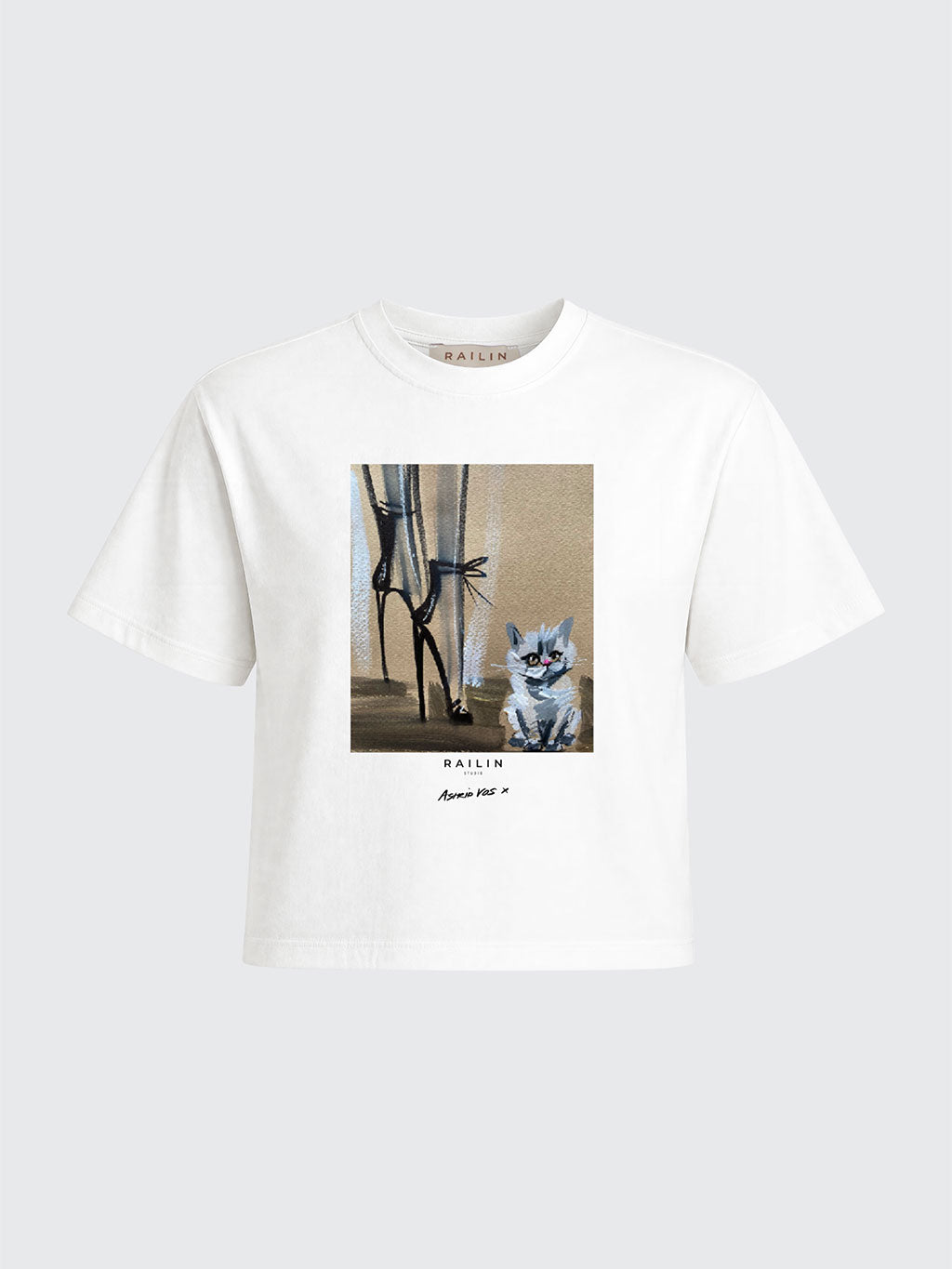 T-Shirt Kitten Boxy