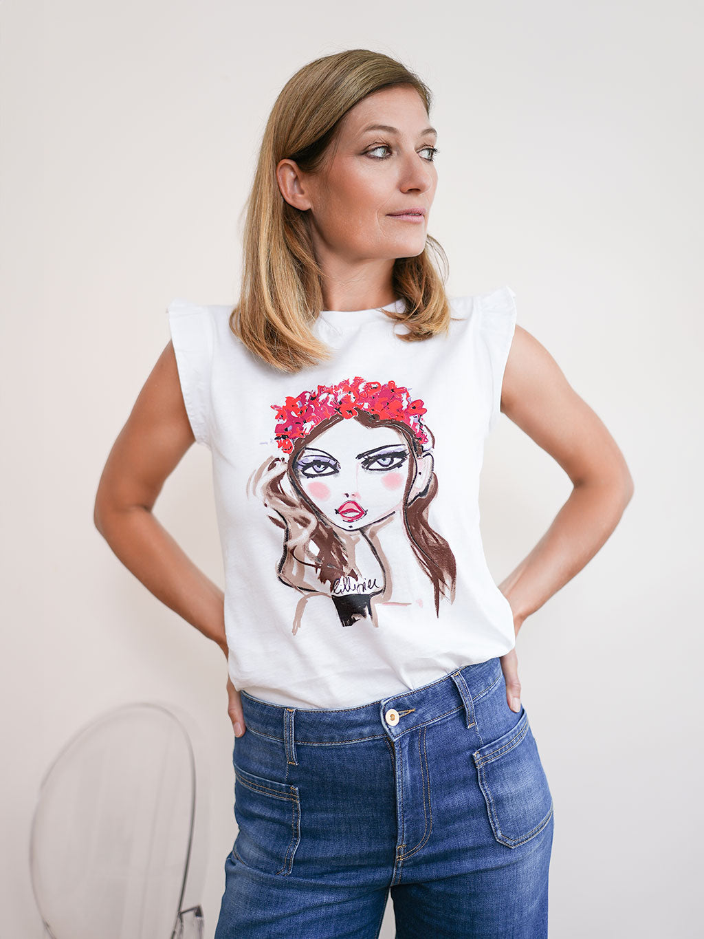 Rüschen T-Shirt WIESN